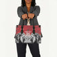 Custom Rugby Africa Kenya Leather Bag Red Kenyan 22-23 Motif