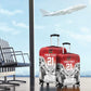 Custom Rugby Africa Kenya Luggage Cover Red Kenyan 22-23 Motif - African Pride