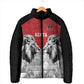 Custom Rugby Africa Kenya Padded Jacket Red Kenyan 22-23 Motif