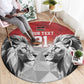 Custom Rugby Africa Kenya Round Carpet Red Kenyan 22-23 Motif - African Pride