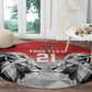 Custom Rugby Africa Kenya Round Carpet Red Kenyan 22-23 Motif - African Pride
