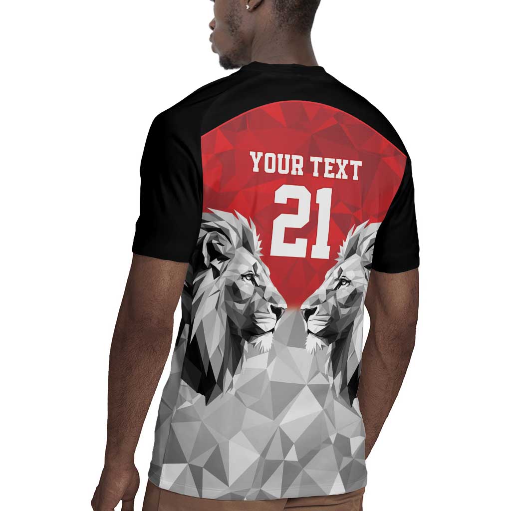 Custom Rugby Africa Kenya Rugby Jersey Red Kenyan 22-23 Motif - African Pride