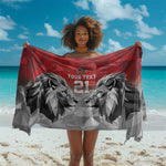 Custom Rugby Africa Kenya Sarong Red Kenyan 22-23 Motif - African Pride