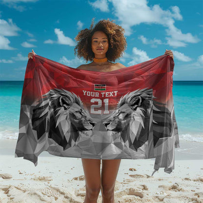 Custom Rugby Africa Kenya Sarong Red Kenyan 22-23 Motif - African Pride