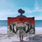 Custom Rugby Africa Kenya Sarong Red Kenyan 22-23 Motif - African Pride