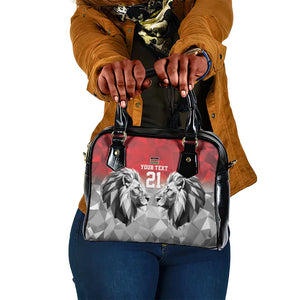 Custom Rugby Africa Kenya Shoulder Handbag Red Kenyan 22-23 Motif - African Pride