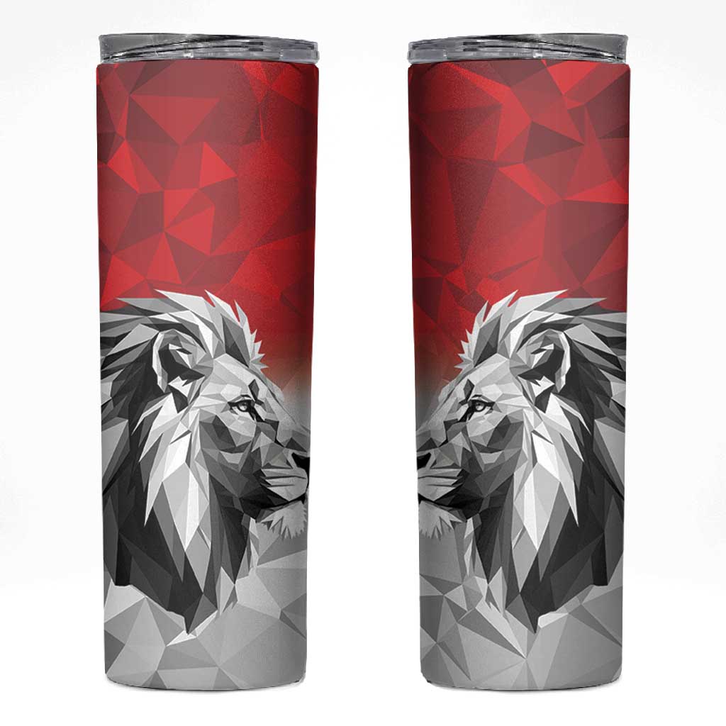 Custom Rugby Africa Kenya Skinny Tumbler Red Kenyan 22-23 Motif - African Pride