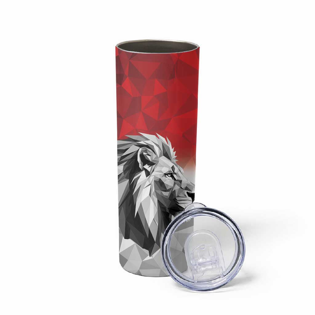 Custom Rugby Africa Kenya Skinny Tumbler Red Kenyan 22-23 Motif - African Pride