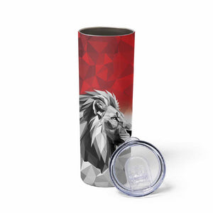 Custom Rugby Africa Kenya Skinny Tumbler Red Kenyan 22-23 Motif - African Pride