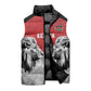Custom Rugby Africa Kenya Sleeveless Puffer Jacket Red Kenyan 22-23 Motif