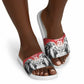 Custom Rugby Africa Kenya Slide Sandals Red Kenyan 22-23 Motif