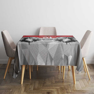Custom Rugby Africa Kenya Tablecloth Red Kenyan 22-23 Motif - African Pride