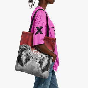 Custom Rugby Africa Kenya Tote Bag Red Kenyan 22-23 Motif