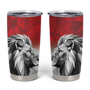 Custom Rugby Africa Kenya Tumbler Cup Red Kenyan 22-23 Motif - African Pride