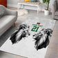 Custom Rugby Africa Kenya Area Rug White Kenyan 22-23 Motif - African Pride