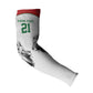 Custom Rugby Africa Kenya Arm Sleeves White Kenyan 22-23 Motif