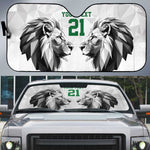 Custom Rugby Africa Kenya Auto Sun Shade White Kenyan 22-23 Motif
