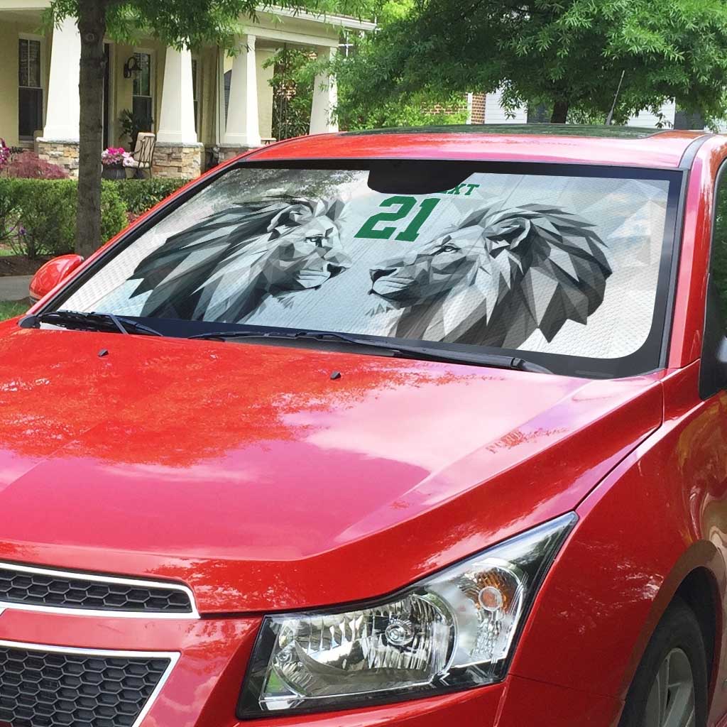 Custom Rugby Africa Kenya Auto Sun Shade White Kenyan 22-23 Motif