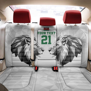 Custom Rugby Africa Kenya Back Car Seat Cover White Kenyan 22-23 Motif - African Pride