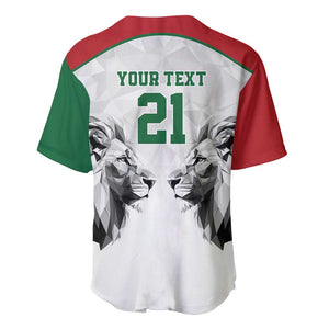 Custom Rugby Africa Kenya Baseball Jersey White Kenyan 22-23 Motif - African Pride