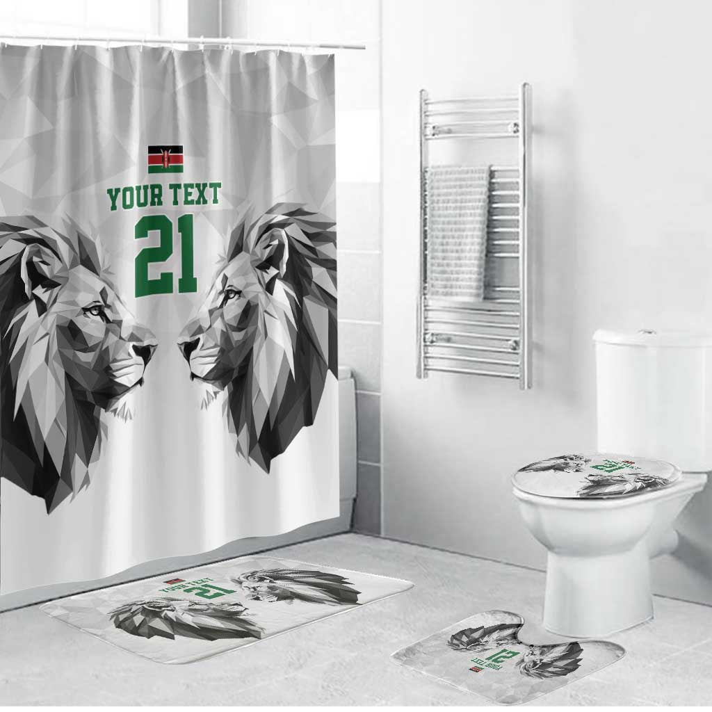 Custom Rugby Africa Kenya Bathroom Set White Kenyan 22-23 Motif
