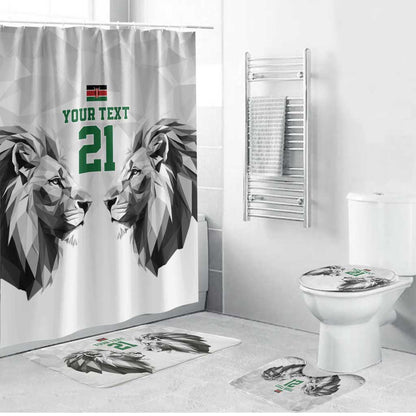 Custom Rugby Africa Kenya Bathroom Set White Kenyan 22-23 Motif