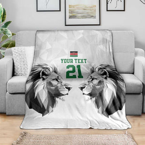 Custom Rugby Africa Kenya Blanket White Kenyan 22-23 Motif - African Pride