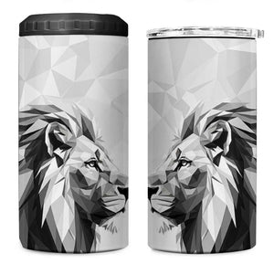 Custom Rugby Africa Kenya 4 in 1 Can Cooler Tumbler White Kenyan 22-23 Motif - African Pride
