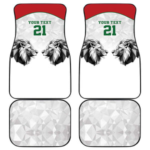 Custom Rugby Africa Kenya Car Mats White Kenyan 22-23 Motif - African Pride