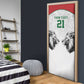 Custom Rugby Africa Kenya Door Cover White Kenyan 22-23 Motif