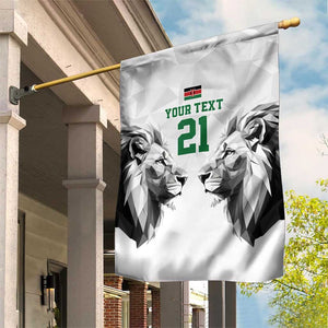 Custom Rugby Africa Kenya Garden Flag White Kenyan 22-23 Motif - African Pride