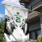 Custom Rugby Africa Kenya Garden Flag White Kenyan 22-23 Motif - African Pride
