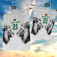 Custom Rugby Africa Kenya Garden Flag White Kenyan 22-23 Motif - African Pride