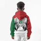 Custom Rugby Africa Kenya Kid Hoodie White Kenyan 22-23 Motif - African Pride