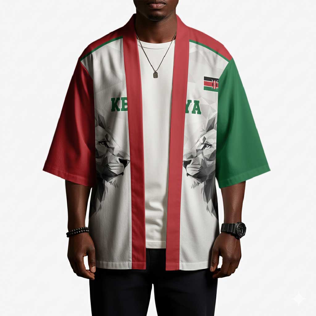 Custom Rugby Africa Kenya Kimono White Kenyan 22-23 Motif