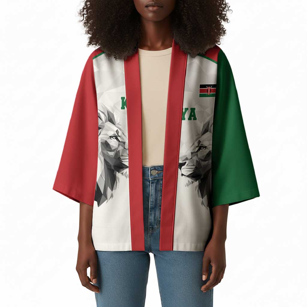 Custom Rugby Africa Kenya Kimono White Kenyan 22-23 Motif