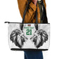 Custom Rugby Africa Kenya Leather Tote Bag White Kenyan 22-23 Motif - African Pride