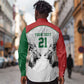 Custom Rugby Africa Kenya Long Sleeve Button Shirt White Kenyan 22-23 Motif - African Pride