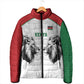 Custom Rugby Africa Kenya Padded Jacket White Kenyan 22-23 Motif