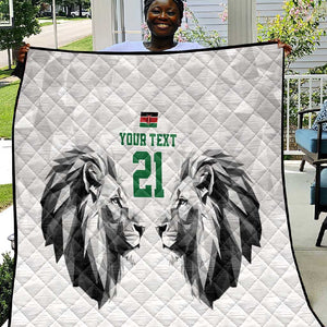 Custom Rugby Africa Kenya Quilt White Kenyan 22-23 Motif - African Pride