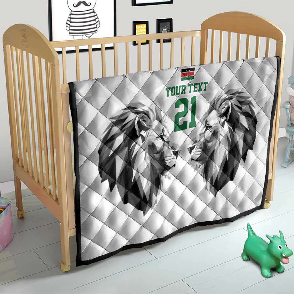 Custom Rugby Africa Kenya Quilt White Kenyan 22-23 Motif - African Pride