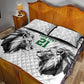 Custom Rugby Africa Kenya Quilt Bed Set White Kenyan 22-23 Motif - African Pride