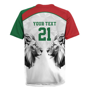 Custom Rugby Africa Kenya Rugby Jersey White Kenyan 22-23 Motif - African Pride