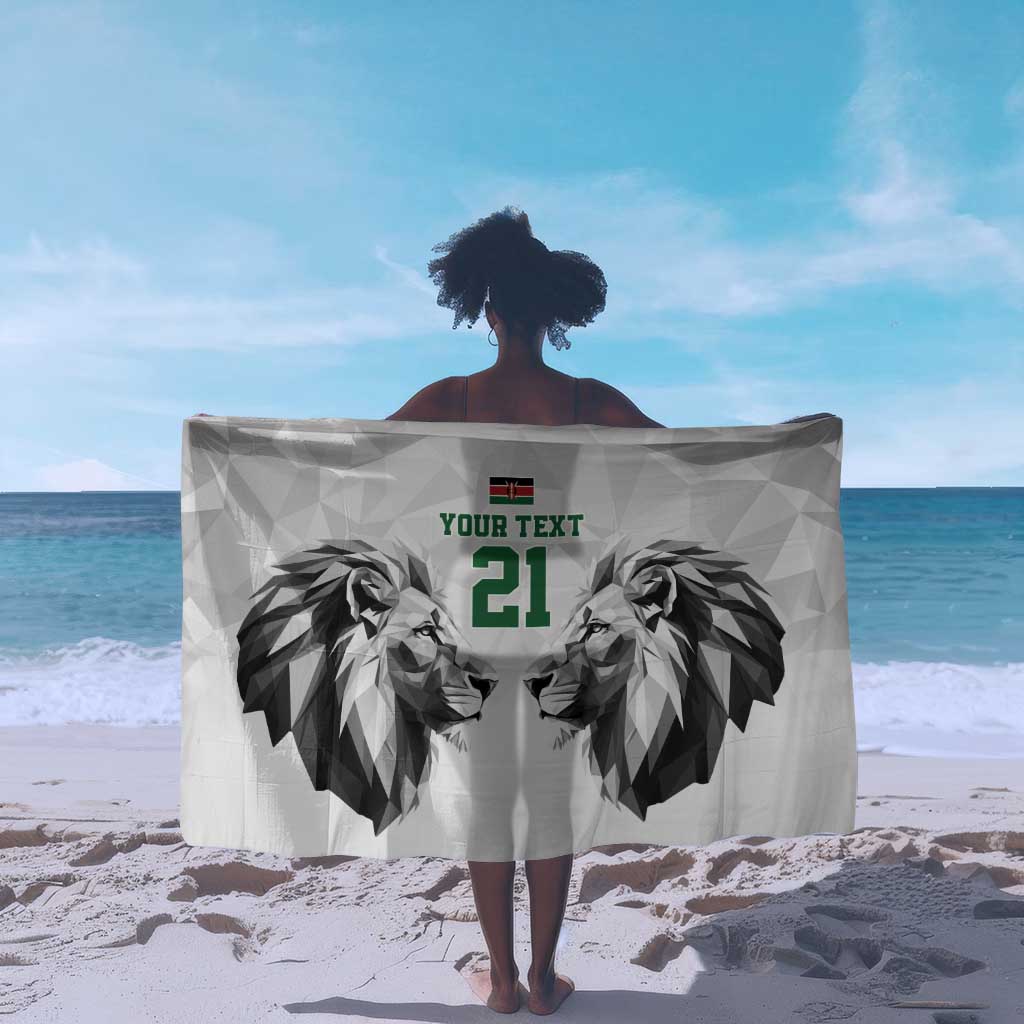 Custom Rugby Africa Kenya Sarong White Kenyan 22-23 Motif - African Pride