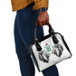 Custom Rugby Africa Kenya Shoulder Handbag White Kenyan 22-23 Motif - African Pride