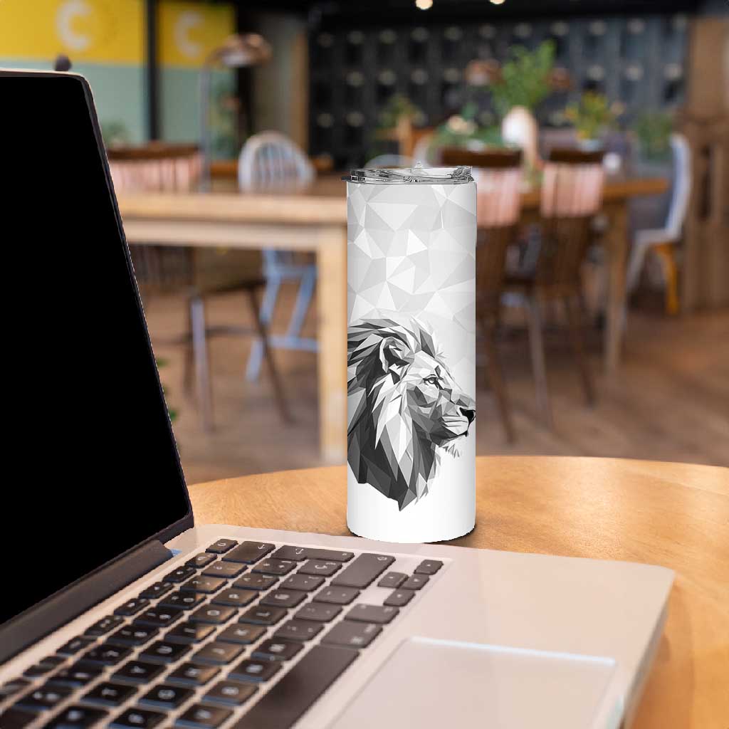 Custom Rugby Africa Kenya Skinny Tumbler White Kenyan 22-23 Motif - African Pride