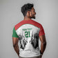 Custom Rugby Africa Kenya T shirt White Kenyan 22-23 Motif - African Pride