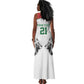 Custom Rugby Africa Kenya Tank Maxi Dress White Kenyan 22-23 Motif - African Pride