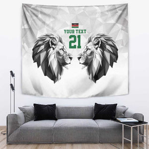 Custom Rugby Africa Kenya Tapestry White Kenyan 22-23 Motif - African Pride