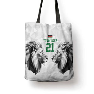 Custom Rugby Africa Kenya Tote Bag White Kenyan 22-23 Motif